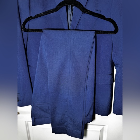 H&M Navy Blue Skinny Fit Suit - Picture 5 of 8